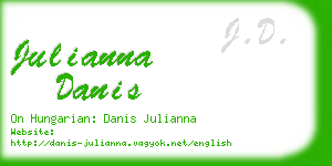 julianna danis business card